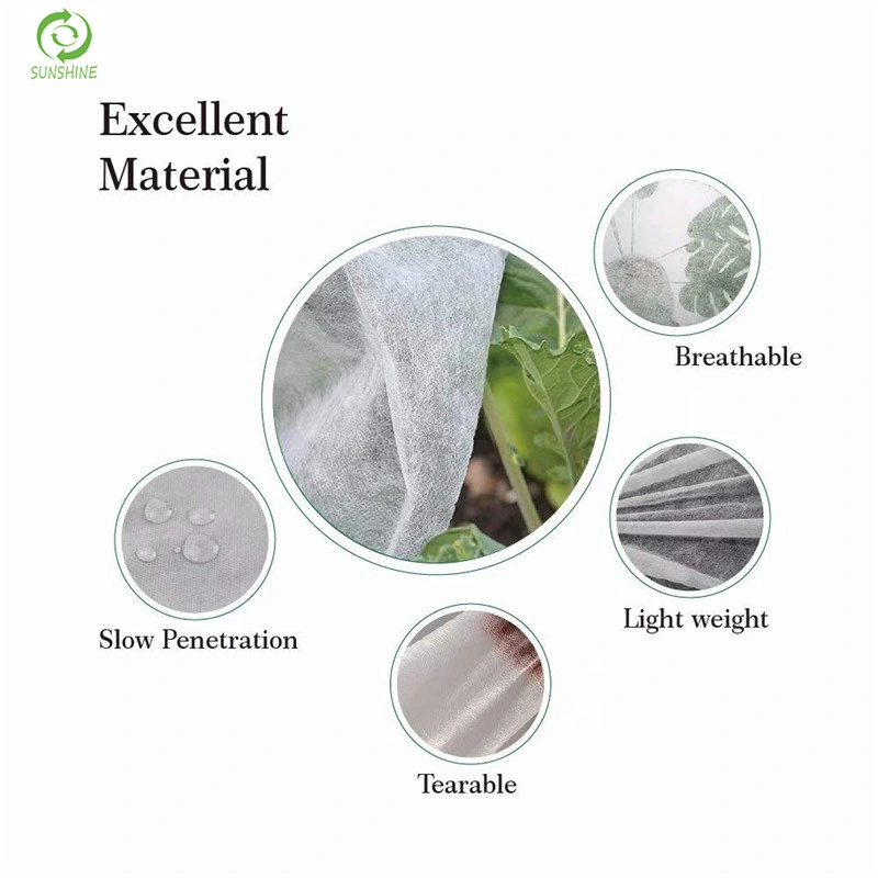 Spot Supply of Agricultural Cold-Proof Plastic Film for Planting Cooling and Sunscreen Covering Non-Woven Vegetable Covering Film Protection